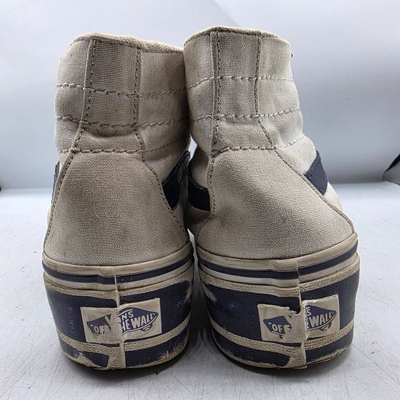 Vans SK8 Hi Tapered Womens Size 5 Stackform Navy True White Platform Shoes - Picture 4 of 15